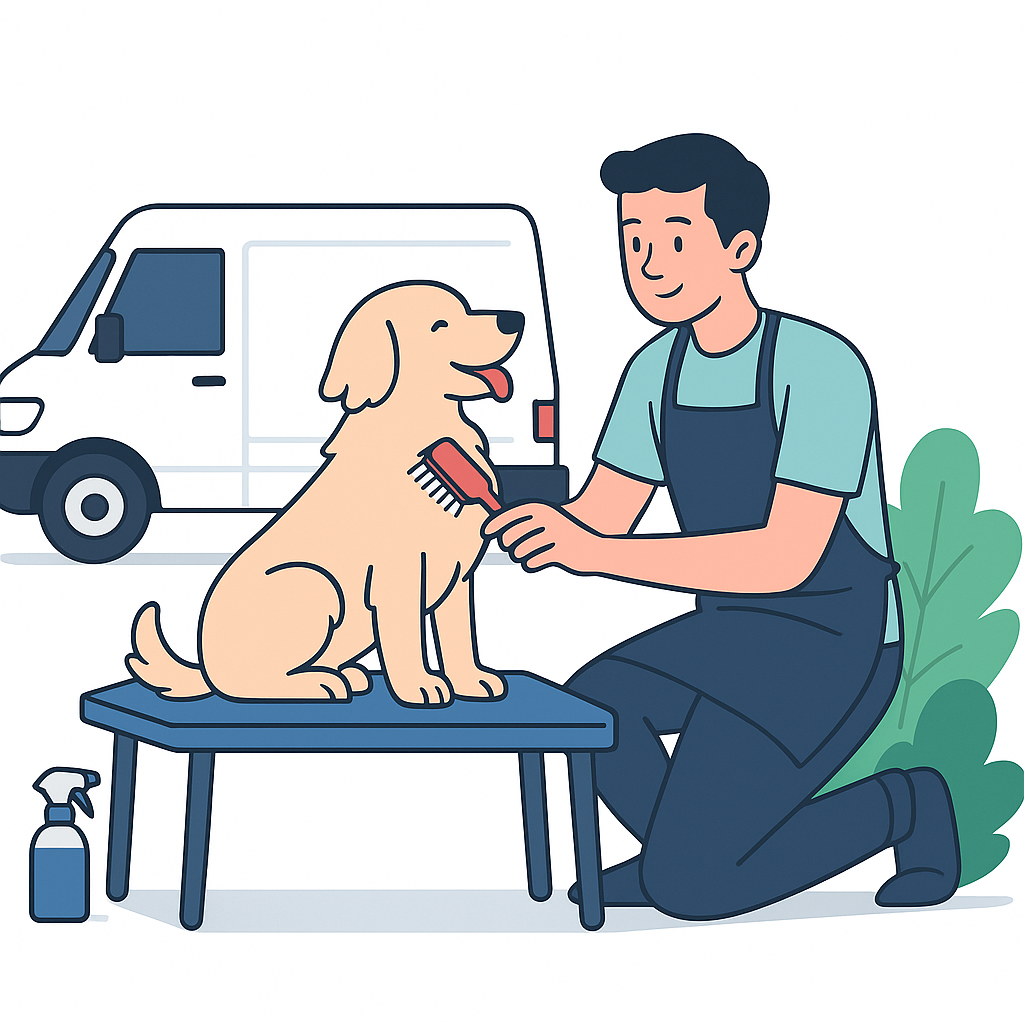 Mobile Dog Grooming Service